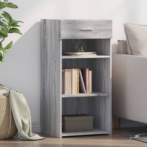 vidaXL Komoda siva sonoma 45x42,5x93 cm inženirski les Cene