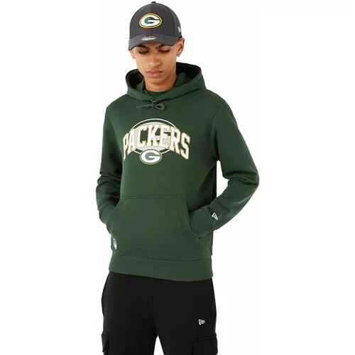 New Era Green Bay Packers Team Shadow pulover sa kapuljačom