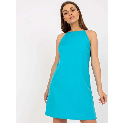 Fashion Hunters Light blue sleeveless mini dress RUE PARIS Slike