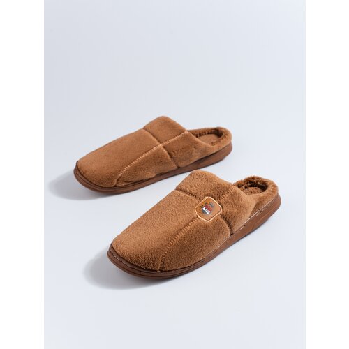SHELOVET Men's brown comfortable slippers Cene