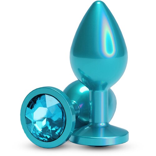 Ns Novelties Rear Assets Iridescent Plug Medium Turquoise Cijene