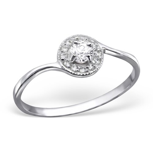 Kesi Silver Engagement Ring Luxury Princess II Slike