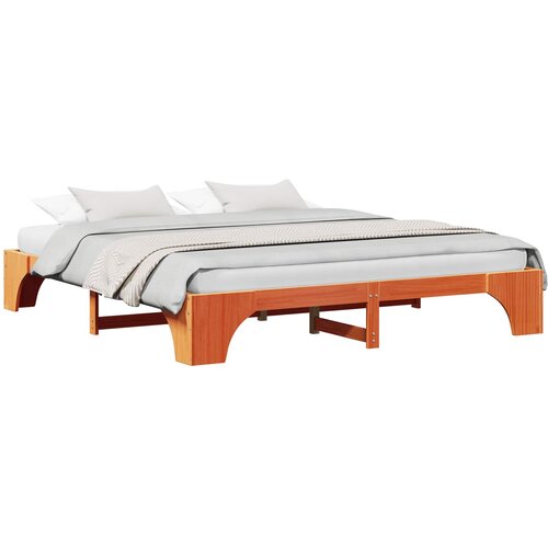  Krevetna konstrukcija Vosak smeđa 200 x 200 cm Slike