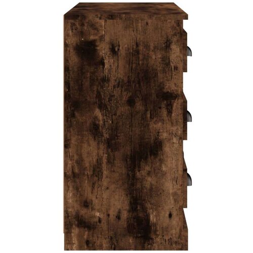 Komoda boja dimljenog hrasta 70x35,5x67,5 cm konstruirano drvo Slike