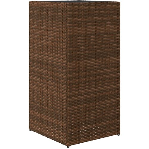  Vrtne sadilice 2 kom smeđa 40 x 40 x 80 cm od poliratana Slike