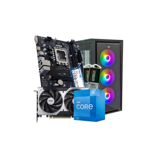 GNC GAMER OMEGA H610 i5-12400F 16GB DDR4 SSD 500 GB RTX 5050 8 GB GAMING KUCISTE NO-OS G2Y Cijene