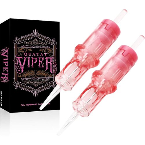 Viper Tattoo ketridž, 25/3 RLLT, Roze Slike
