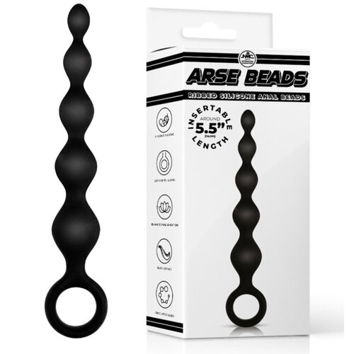 NMC Anal Analne Kroglice Nmc Arse Silicone Beads Black 16,5 Cm Cene