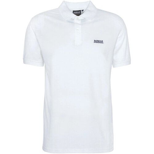 Barbour Polo majice kratki rokavi MML1467-MML Bela Cene