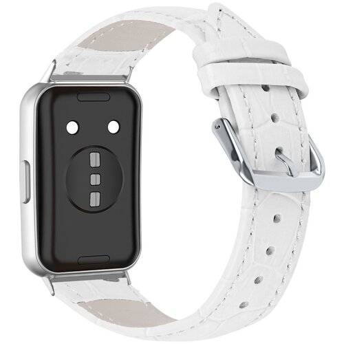 INF Nadomestni del &ndash; Huawei krokodilji usnjen pas za Band 11/11 Pro White, (5000264039) Cene