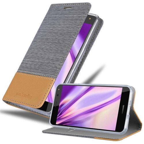  Ohi&scaron;je, združljiv s Huawei v svetlo sivo rjavi barvi - za&scaron;čitni pokrov z magnetnim zapiranjem, stoječo funkcijo in režo za kartico, (20570599) Cene