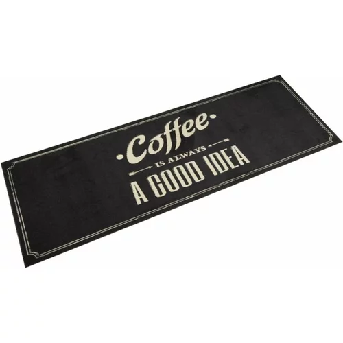 Kuhinjski tepih perivi s natpisom Coffee 60 x 180 cm baršunasti