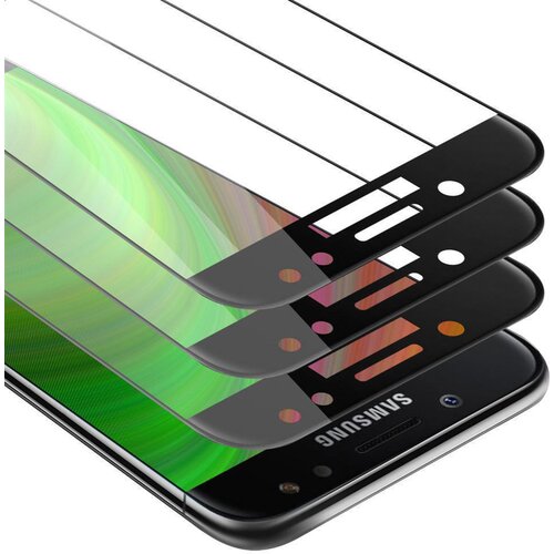 Cadorabo 3x Celozaslonska za&amp;scaron;čitna folija, združljiva z Samsung Galaxy J5 2017 - Za&amp;scaron;čitna folija v transparentno s čarno - 3-pack Kaljeno steklo za za&amp;scaron;čito zaslona s trdoto 9H in 3D dotikom, (20547938) Slike