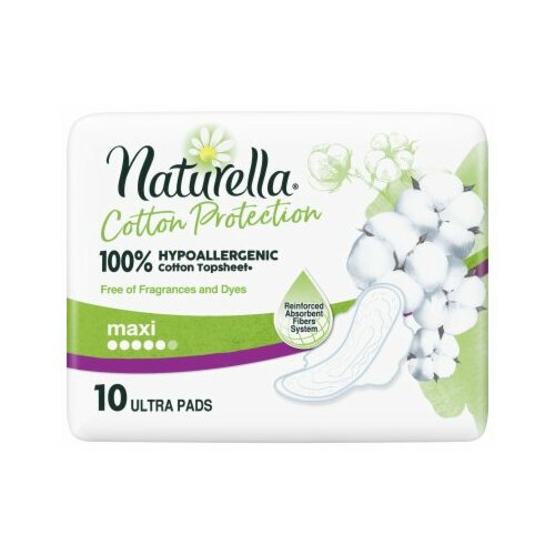 Naturella cotton protection maxi ulošci 10 komada Slike