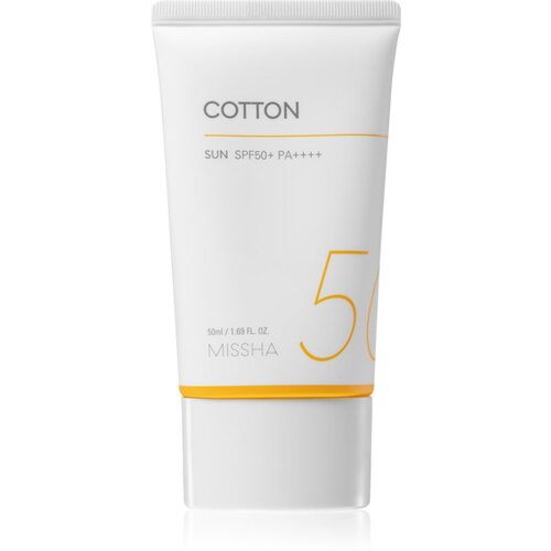 MISSHA All Around Safe Block Cotton Sun krema za sunčanje SPF 50+ za osjetljivo lice sklono alergijama 50 ml Cijene