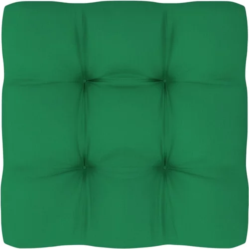 vidaXL Blazina za kavč iz palet zelena 60x60x10 cm