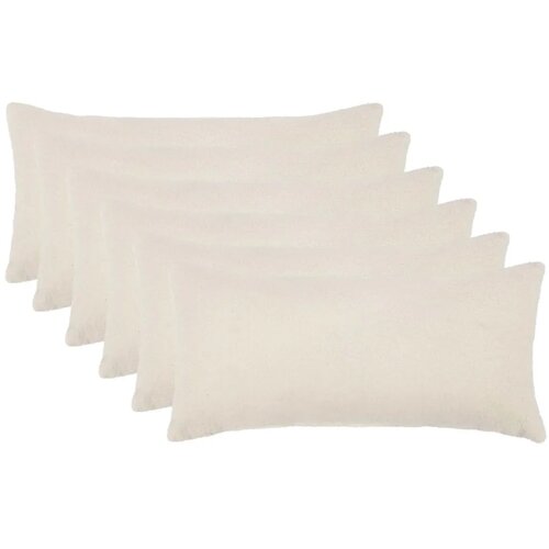  Presvlaka za jastuk 6 pcs HEERLEN Krem 40 x 70 cm Boucl&eacute; - Krem 40 x 70 cm 6 Cijene