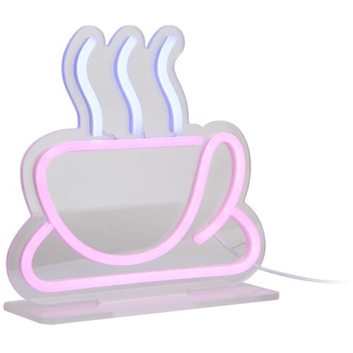 Leitmotiv Rožnata LED neon svetilka 5 W Coffee – Cene