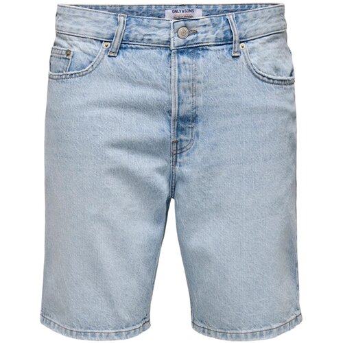 Only & Sons Kratke hlače & Bermuda Onsedge Lb 2041 Tai Dnm Noos 22032041 Modra Cene