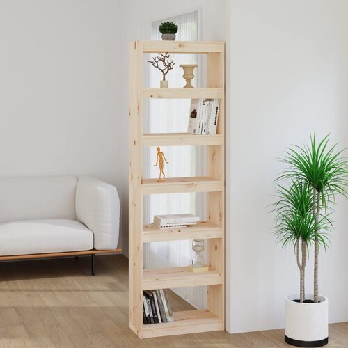 vidaXL knjižna omara/pregrada 60x30x199,5 cm trdna borovina Cene