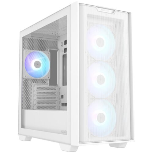 Asus A21 PLUS TG ARGB WHITE4x 120mm ARGB fans, microATXMini-ITX, Cijene