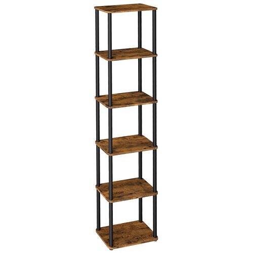 Songmics Polica enota 5 nivojev 23,8x38x173,4 cm rjava, (5000250175) Slike