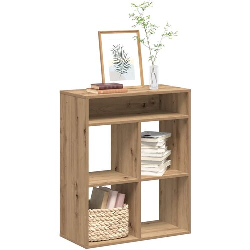vidaXL Knjižna omara artisan hrast 66x31x80 cm inženirski les Cene