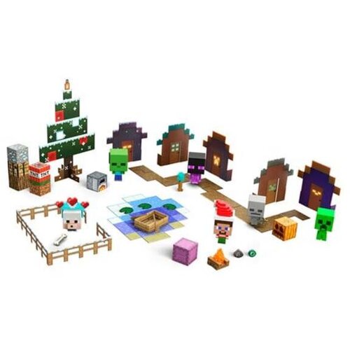 Mattel Minecraft Mob Head Minis Advent Calendar, (20499067) Cene