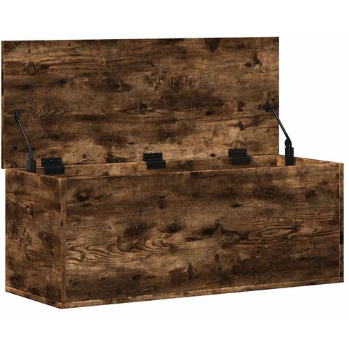  Kutija za pohranu boja hrasta 90 x 35 x 35 cm konstruirano drvo Slike