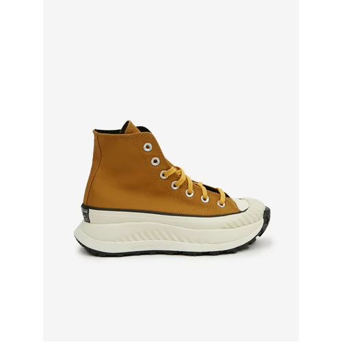 Converse Mustard Ankle Sneakers on the Platform Chuck 70 AT CX - Women