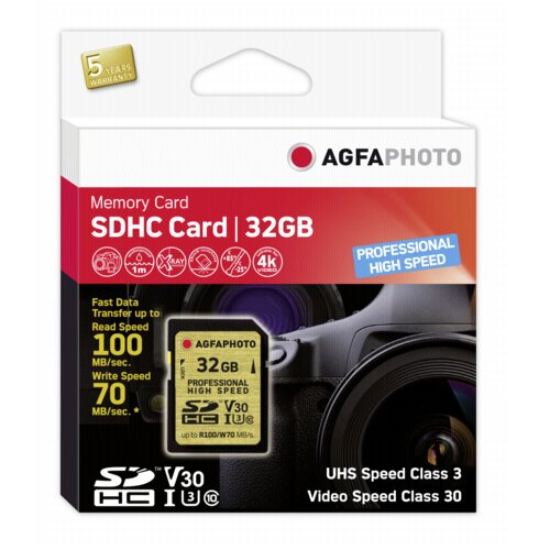 Agfaphoto SDHC UHS I U3 V30 32GB Professional High Speed Cijene