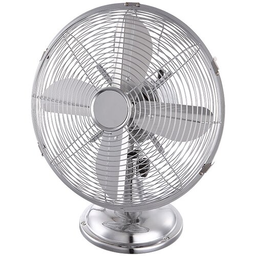 Retro namizni ventilator proklima (srebrn, premer: 35 cm, 35 w, 2.500 m&amp;sup3;/h) Slike