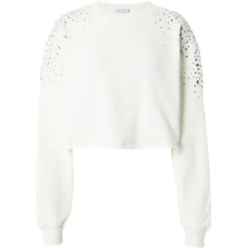 MYLAVIE Sweater majica 'Maike' prozirna / bijela