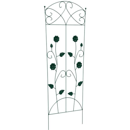  Vrtna Ograda Re&amp;scaron;etkasti 3 pcs Zelena 112 x 40 cm Čelik Slike