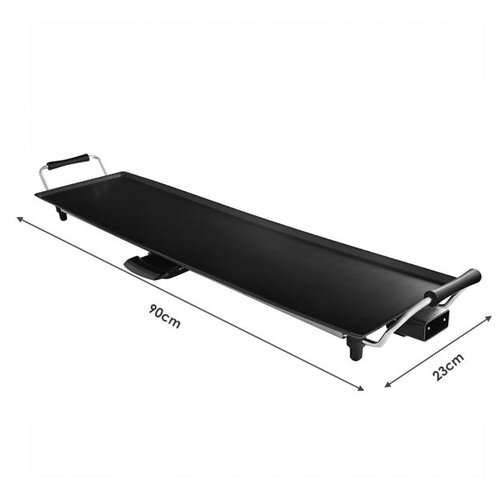  električni notranji žar BBQ, nastavljiva temperatura, dim 90 x 23 cm , 1800w Slike