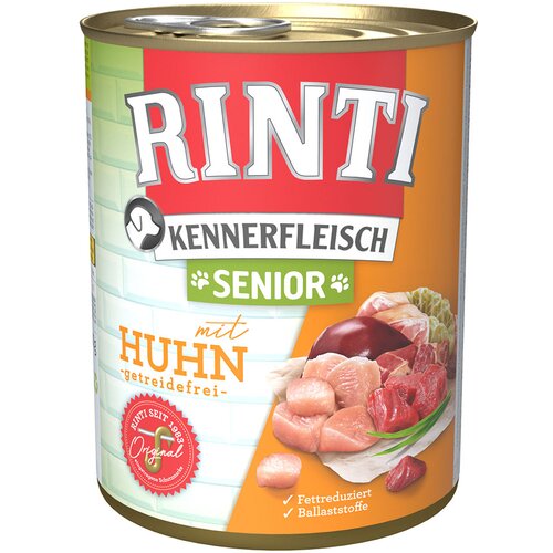  Varčno pakiranje RINTI Kennerfleisch 24 x 800 g - Senior: piščanec Cene