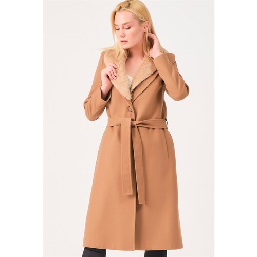 Dewberry Z6671 WOMEN&amp;#039;S COAT-ON CAMEL Slike