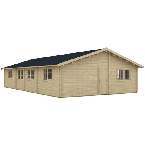 Male kuće Drvena kuća TRENTO 780 &amp;times; 1374 cm sa &amp;scaron;indrom Slike