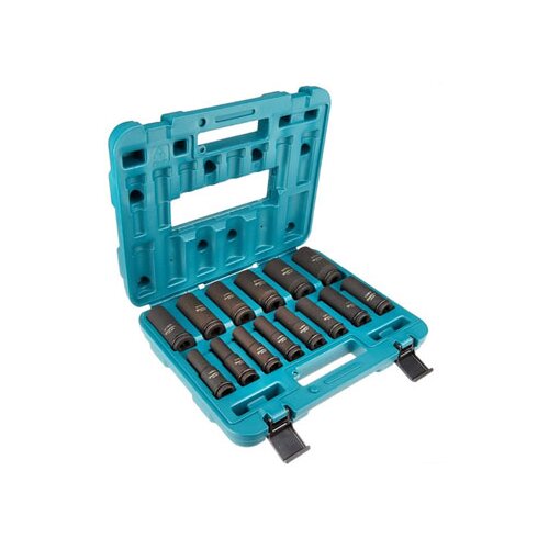 Makita E-16586 - 14-dijelni set nasadnih ključeva Impact Black 1/2" , dugi Cijene