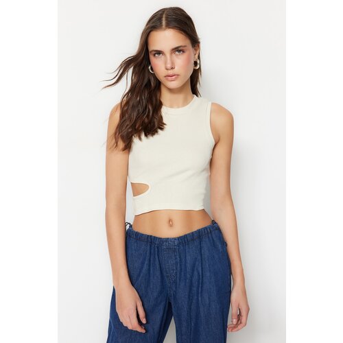Trendyol Camisole - Ecru - Slim fit Slike