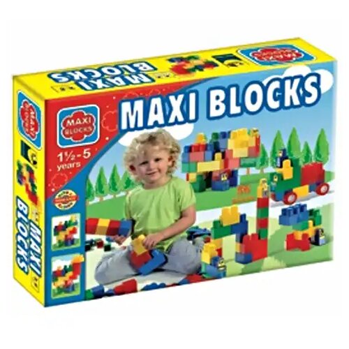 Mađarski proizvođač Maxi Blocks velike kocke za gradnju u kutiji, 56 kom. - D-Toys Cijene