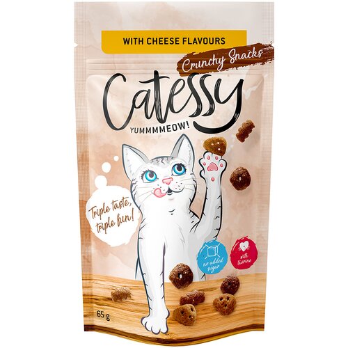 Catessy Ekonomično pakiranje hrskave grickalice 15 x 65 g - S okusom sira Cijene