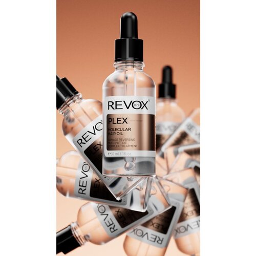 REVOX B77 PLEX Molecular Hair Oil olje za okrepitev po&amp;scaron;kodovanih las 30 ml Slike