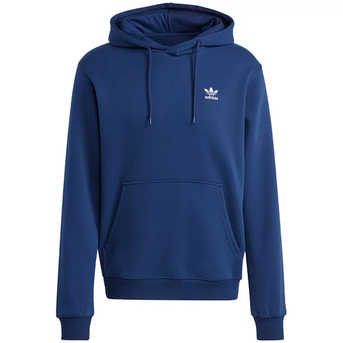 Adidas Sweater majica 'Trefoil Essentials' indigo / bijela