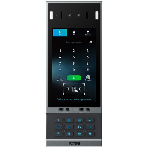 Fanvil i67 video intercom system 2 MP 17.8 cm (7) Black, Grey Slike