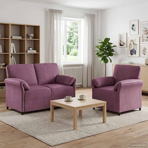  Set sofe 2 kom. Ljubičasta Bar&scaron;un Cijene