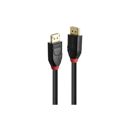 Lindy DisplayPort priključni kabel 5.00 m 41167 pozlaćeni kontakti crna [1x muški konektor displayport - 1x muški konekt Cijene