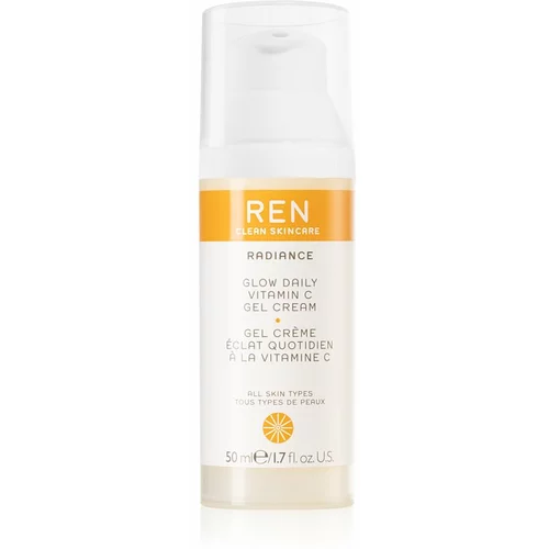 REN Clean Skincare Radiance Glow Daily Vitamin C osvežilni in vlažilni gel za kožo 50 ml za ženske