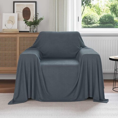  Pokrivači za bacanje 6 pcs Tamno siva 210 x 140 cm Runo Cijene
