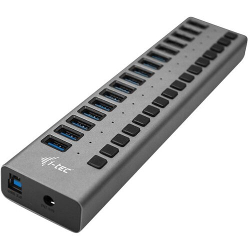 I-TEC U3CHARGEHUB16 polnilec za mobilni telefon Univerzalno Sivo AC V zaprtih prostorih Slike
